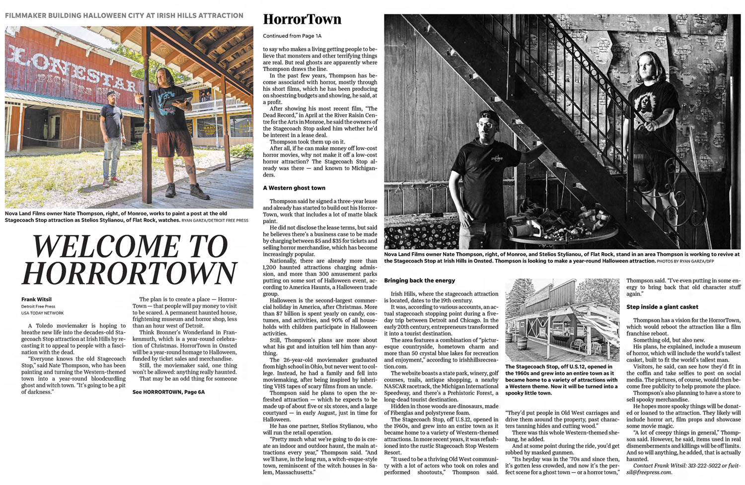 Stagecoach Stop - June 2022 Article On Horrortown